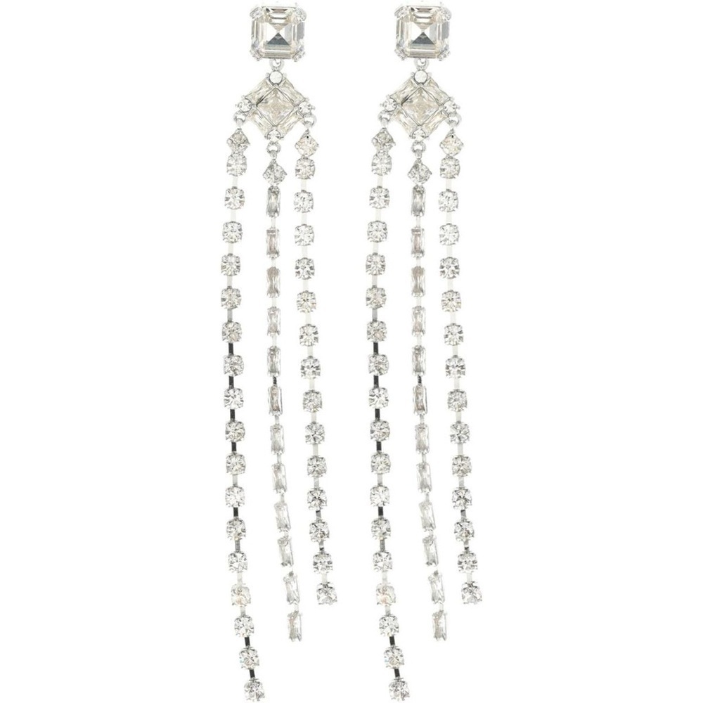 Kate Spade Silver-Tone Shimmy Fringe Earrings - Picture 8 of 10